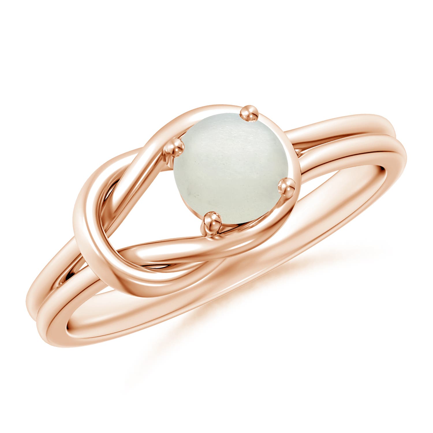 AA - Moonstone / 0.45 CT / 14 KT Rose Gold