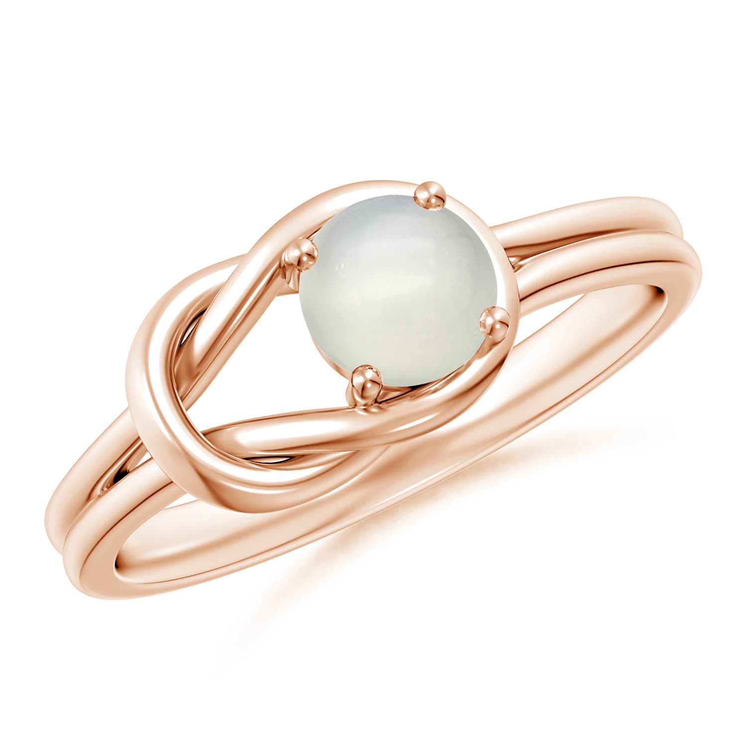 AAA - Moonstone / 0.45 CT / 14 KT Rose Gold