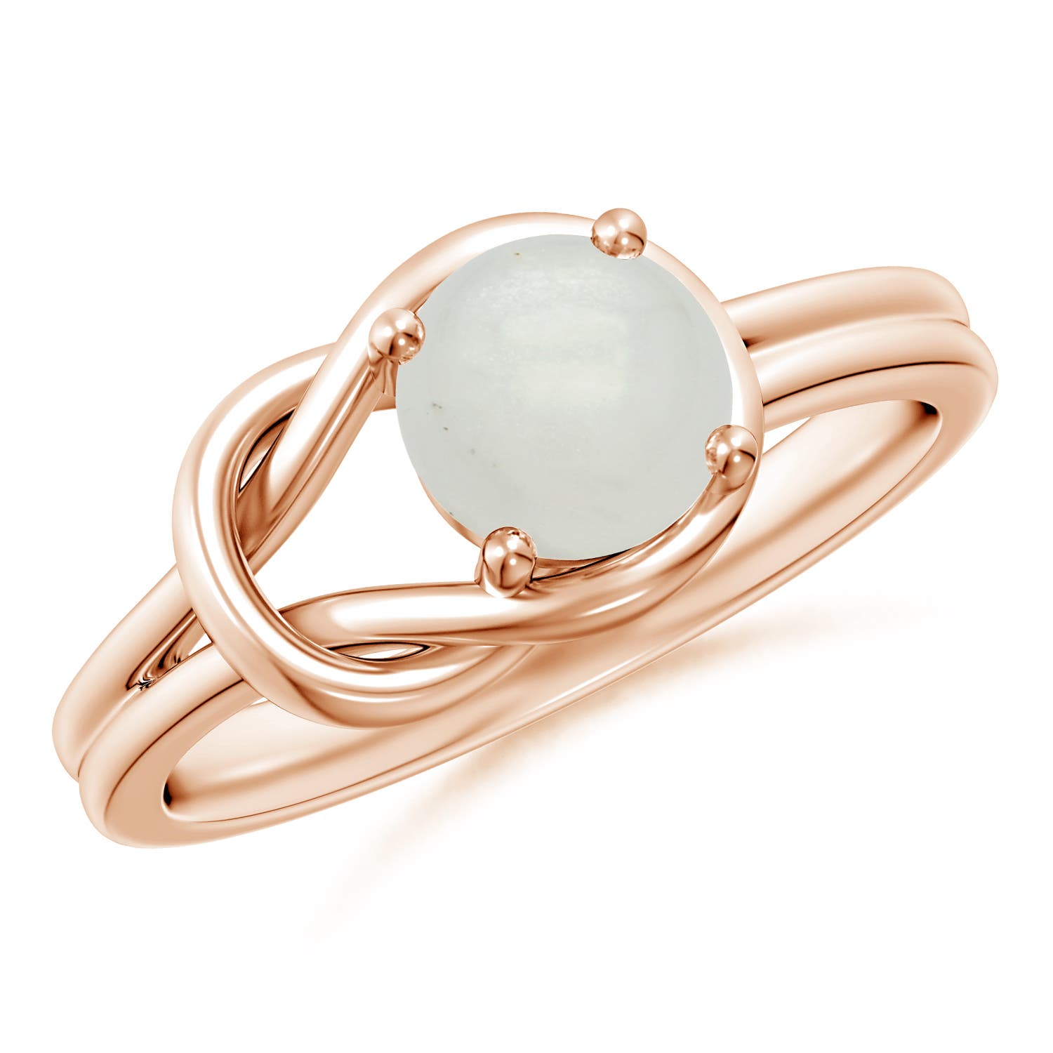 A - Moonstone / 0.8 CT / 14 KT Rose Gold