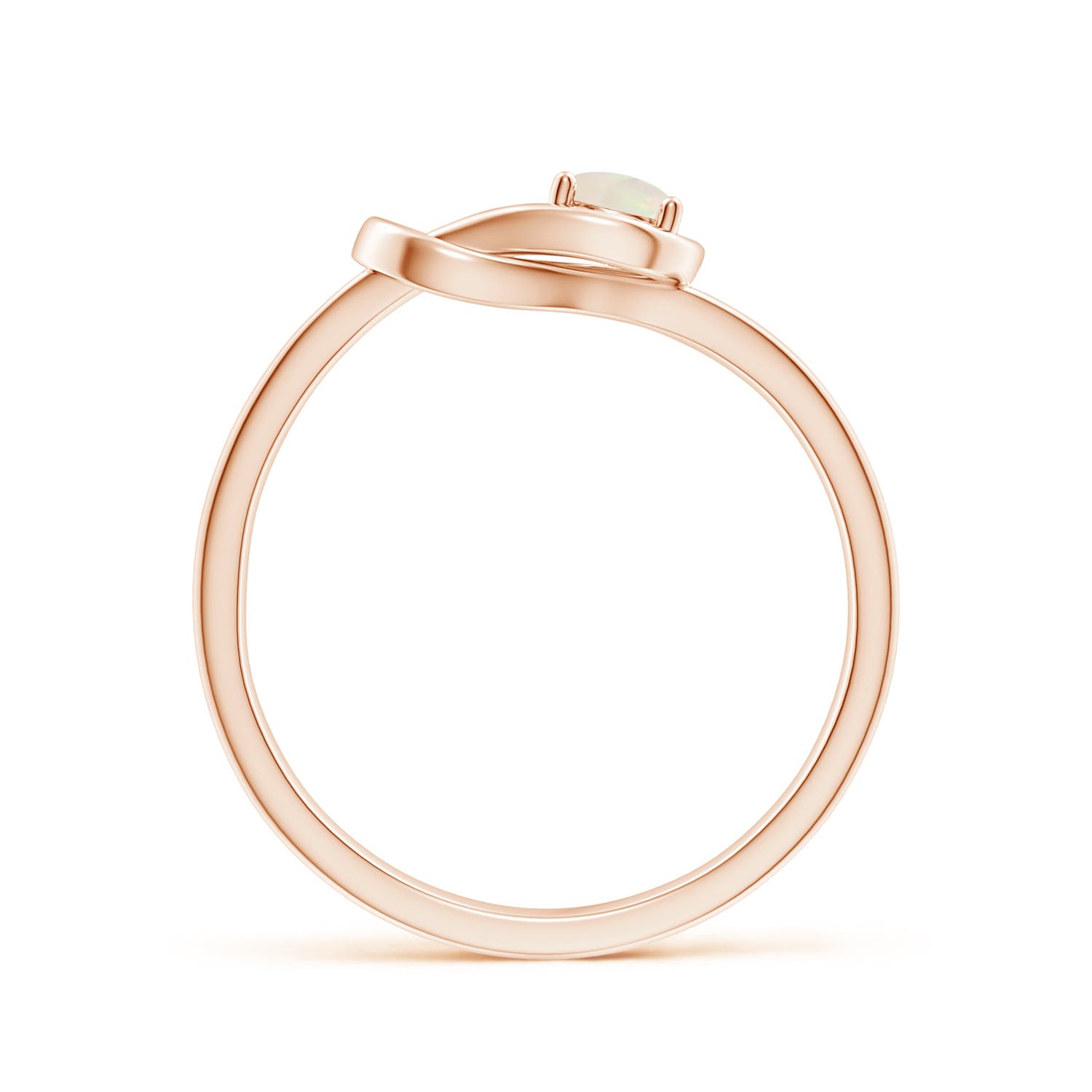 A - Opal / 0.16 CT / 14 KT Rose Gold