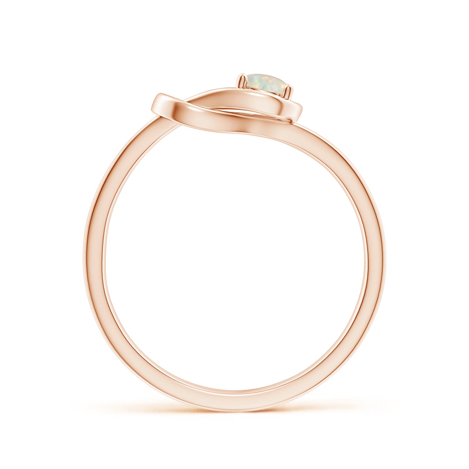 AAA - Opal / 0.16 CT / 14 KT Rose Gold