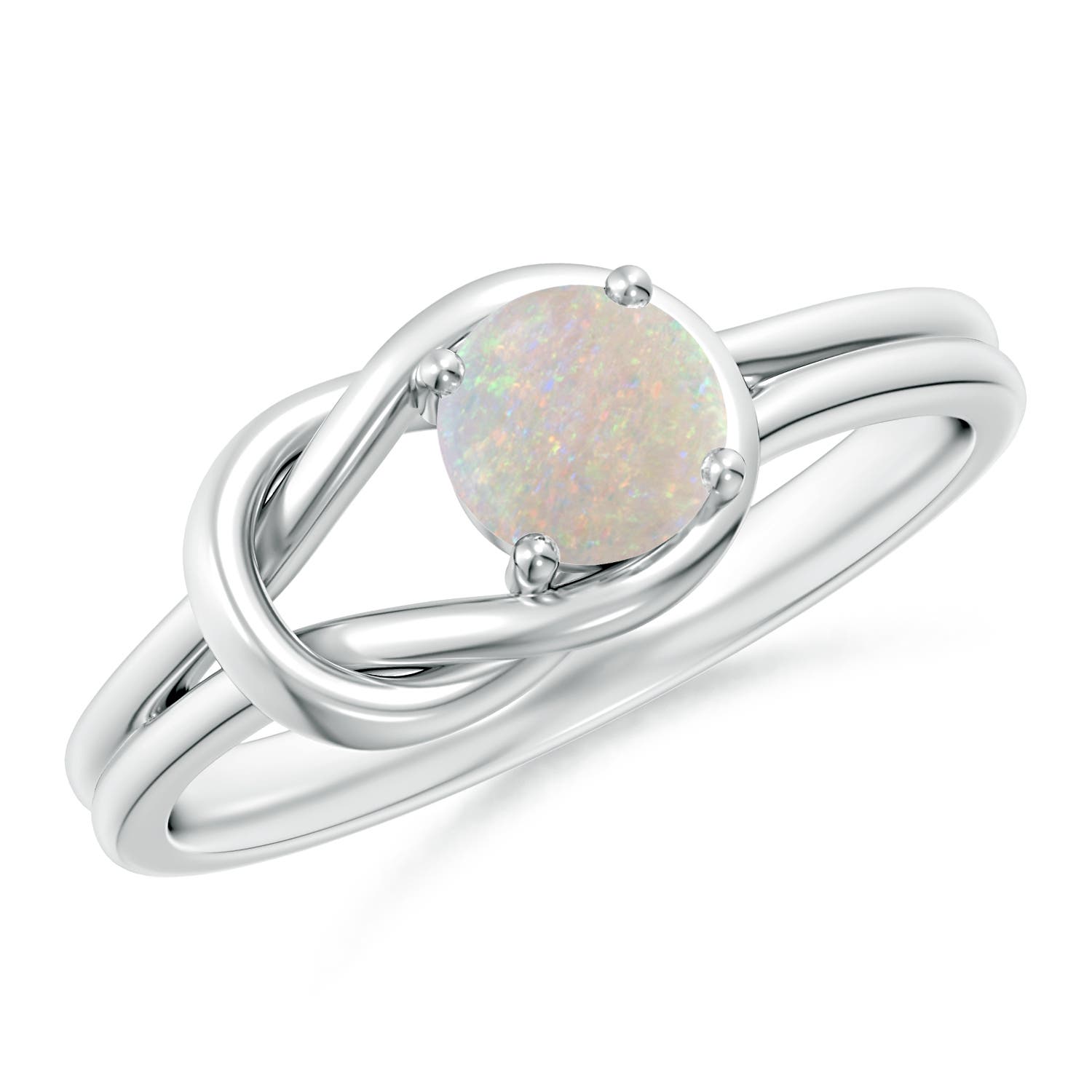 AA - Opal / 0.33 CT / 14 KT White Gold