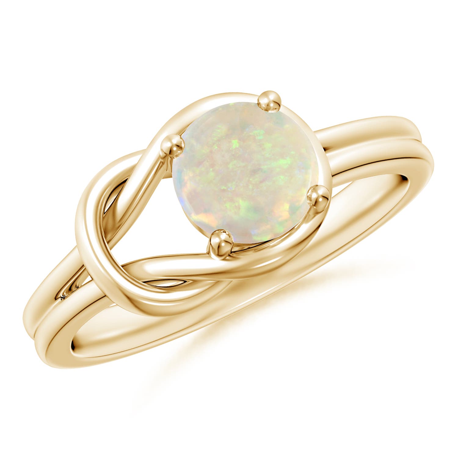 AAA - Opal / 0.5 CT / 14 KT Yellow Gold