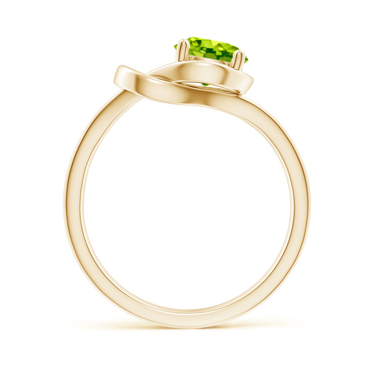 AAA - Peridot / 0.95 CT / 14 KT Yellow Gold