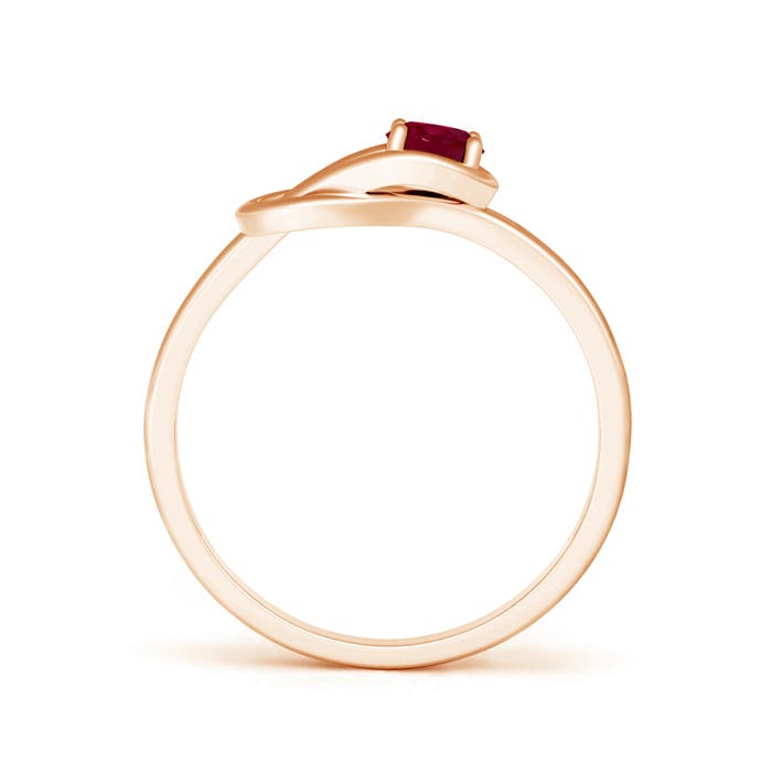 A - Ruby / 0.34 CT / 14 KT Rose Gold