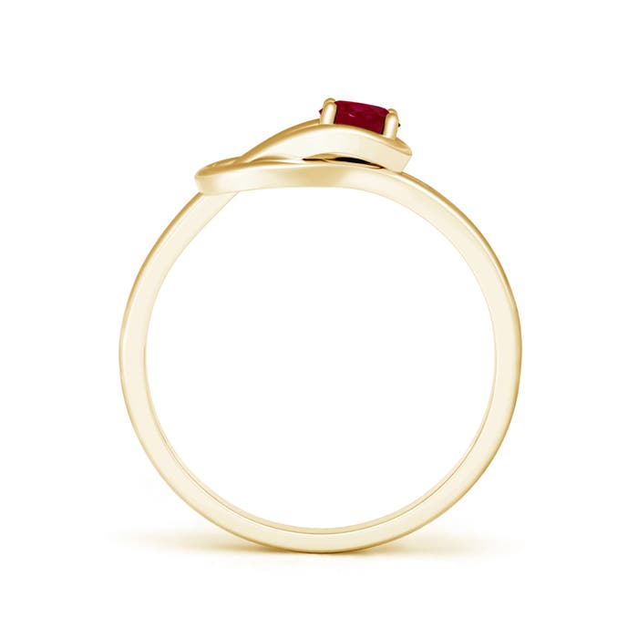 AA - Ruby / 0.34 CT / 14 KT Yellow Gold