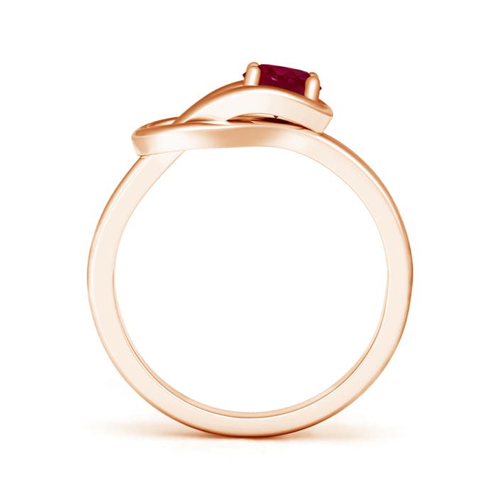 A - Ruby / 0.6 CT / 14 KT Rose Gold