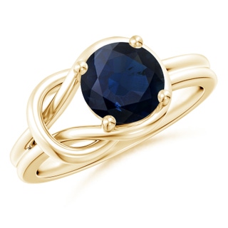 Round A Blue Sapphire
