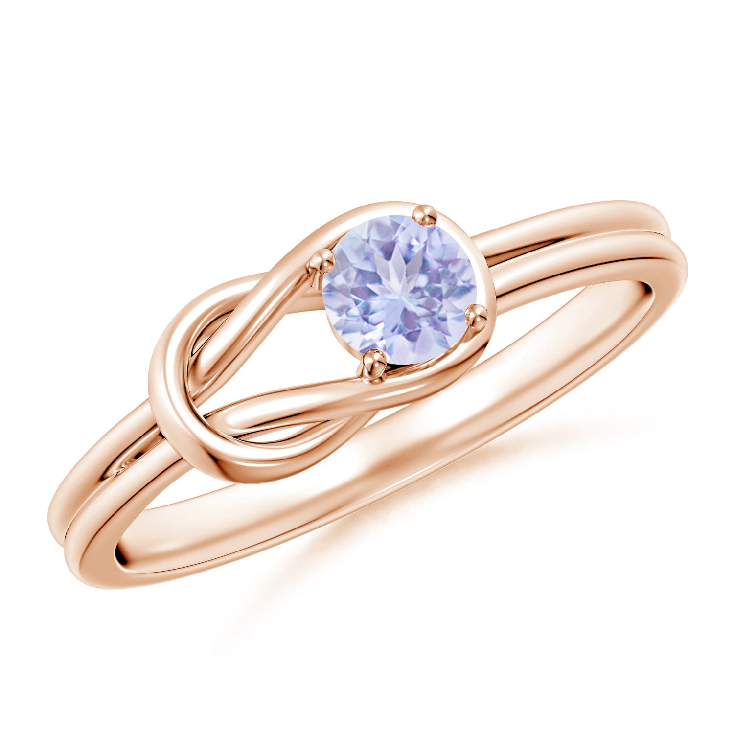 A - Tanzanite / 0.25 CT / 14 KT Rose Gold