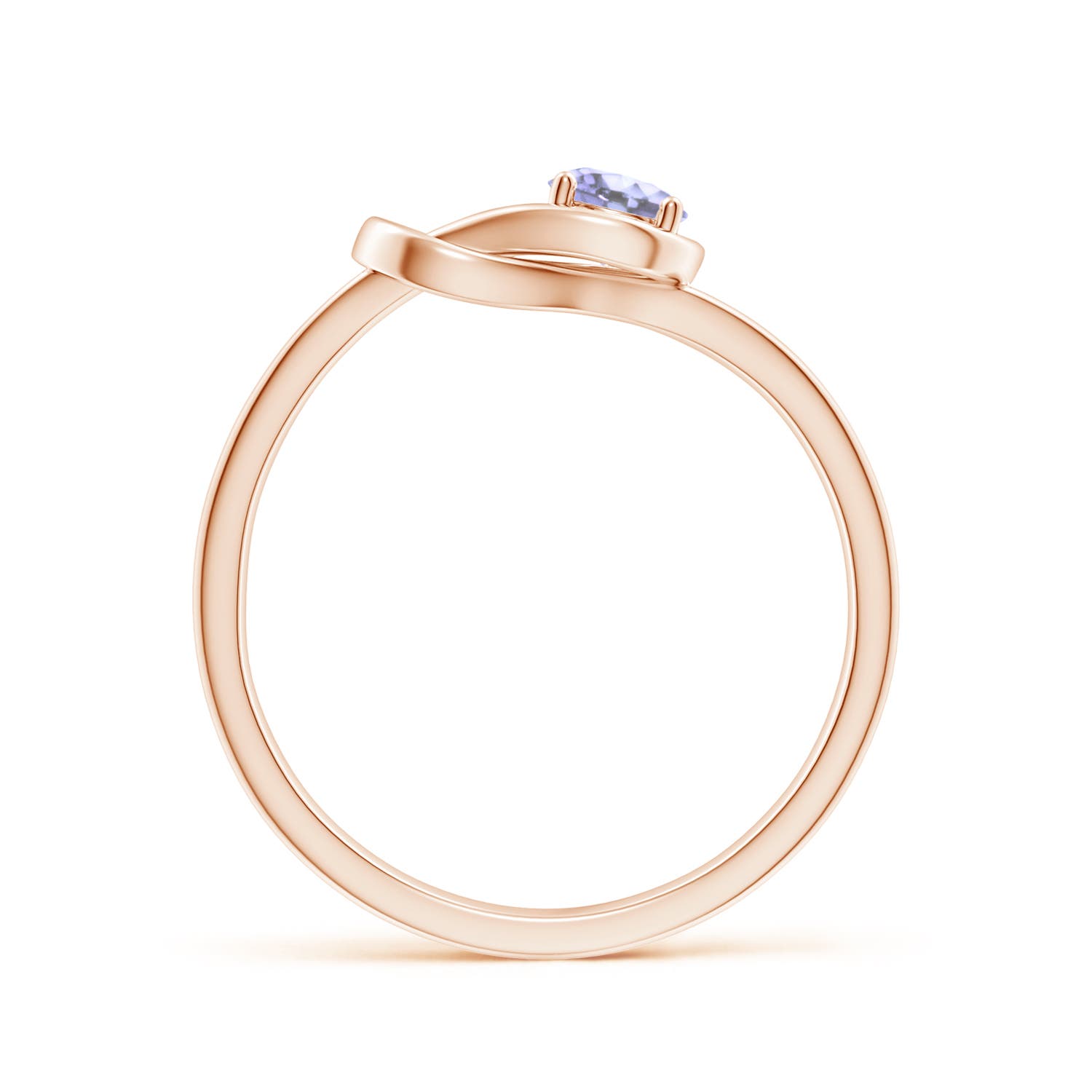 A - Tanzanite / 0.25 CT / 14 KT Rose Gold