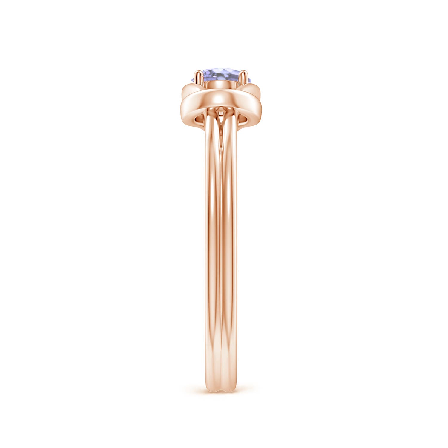 A - Tanzanite / 0.25 CT / 14 KT Rose Gold