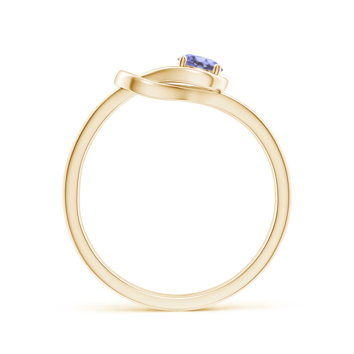 AA - Tanzanite / 0.25 CT / 14 KT Yellow Gold