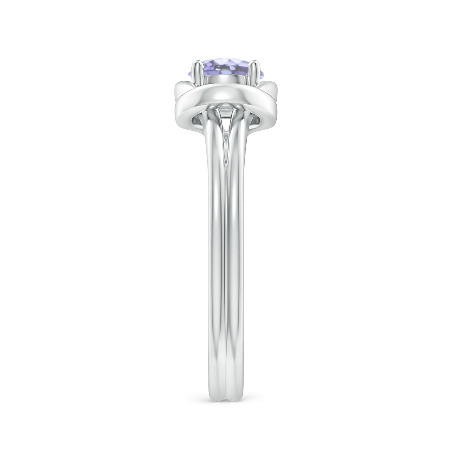 A - Tanzanite / 0.5 CT / 14 KT White Gold