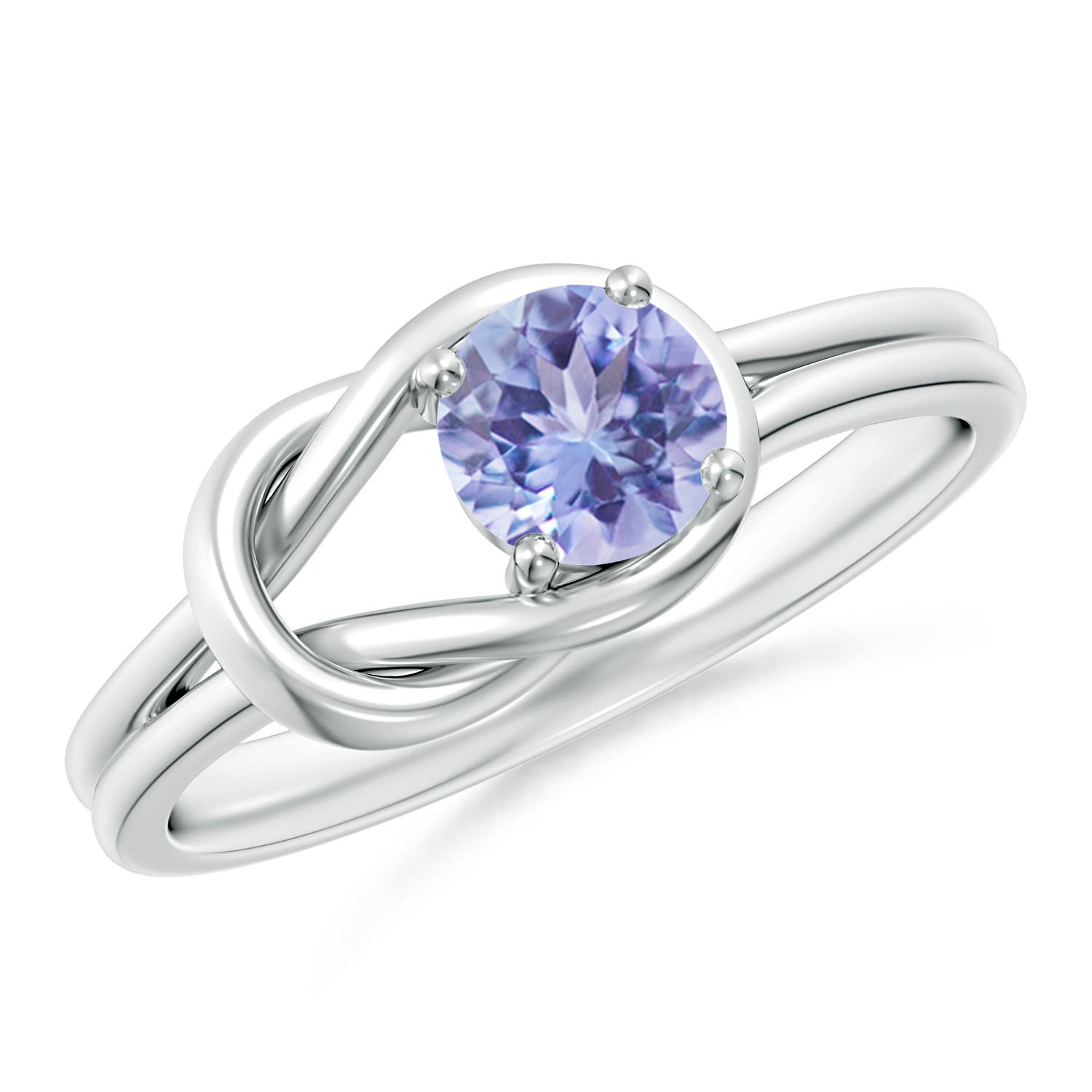 AA - Tanzanite / 0.5 CT / 14 KT White Gold