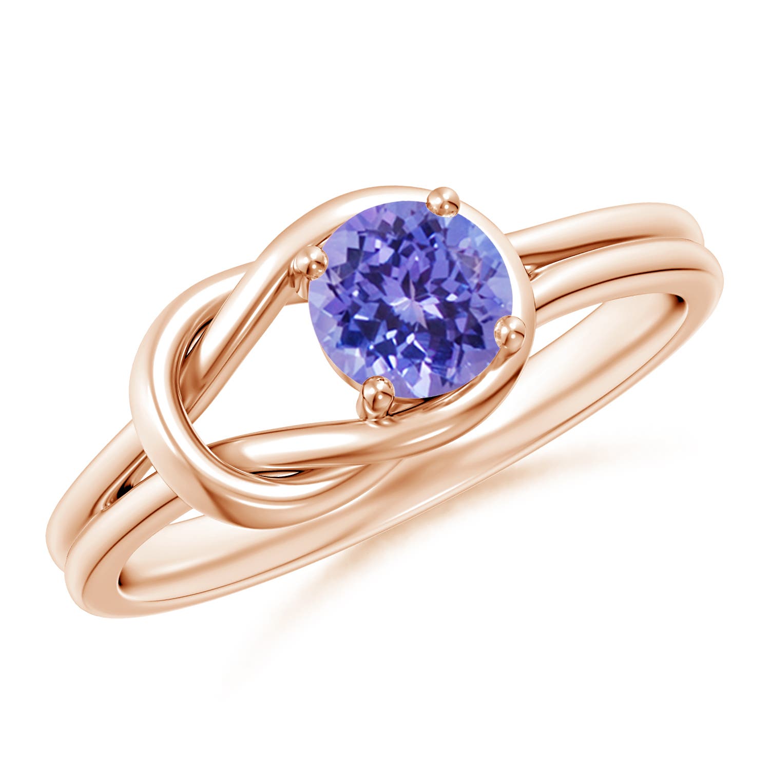 AAA - Tanzanite / 0.5 CT / 14 KT Rose Gold