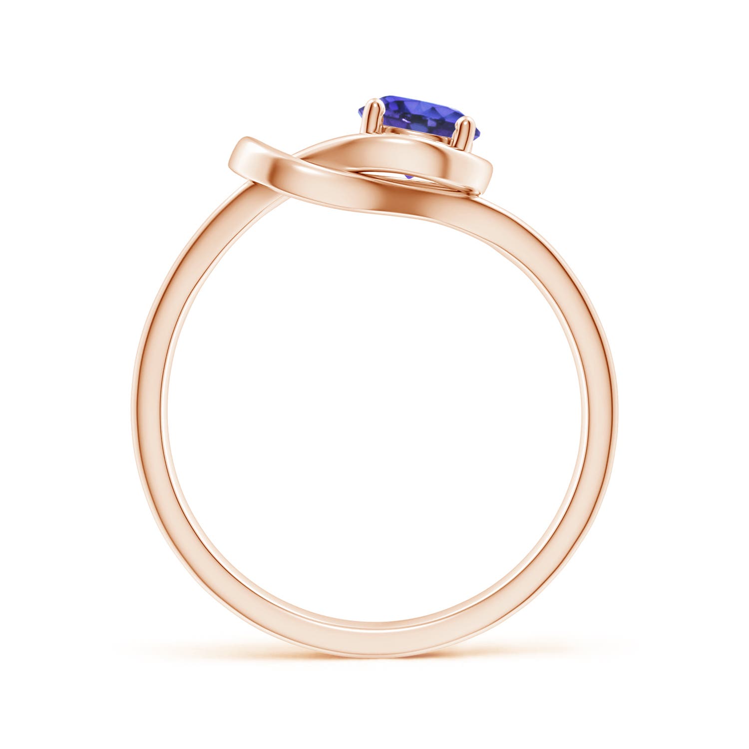 AAA - Tanzanite / 0.5 CT / 14 KT Rose Gold