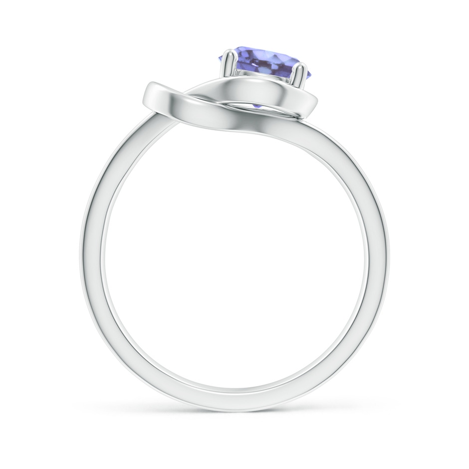 6mm A Solitaire Tanzanite Infinity Knot Ring in S999 Silver side 199