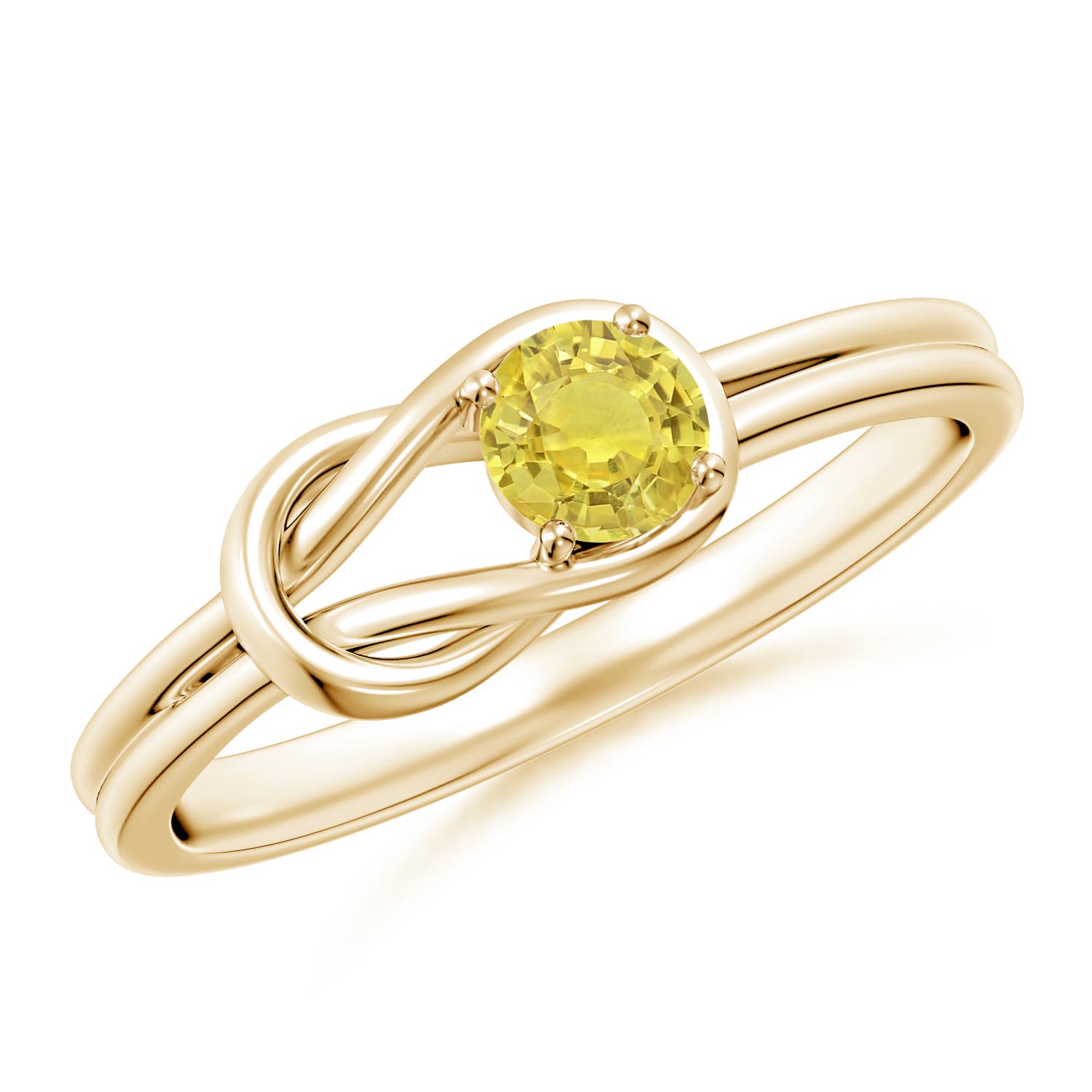 AA - Yellow Sapphire / 0.27 CT / 14 KT Yellow Gold