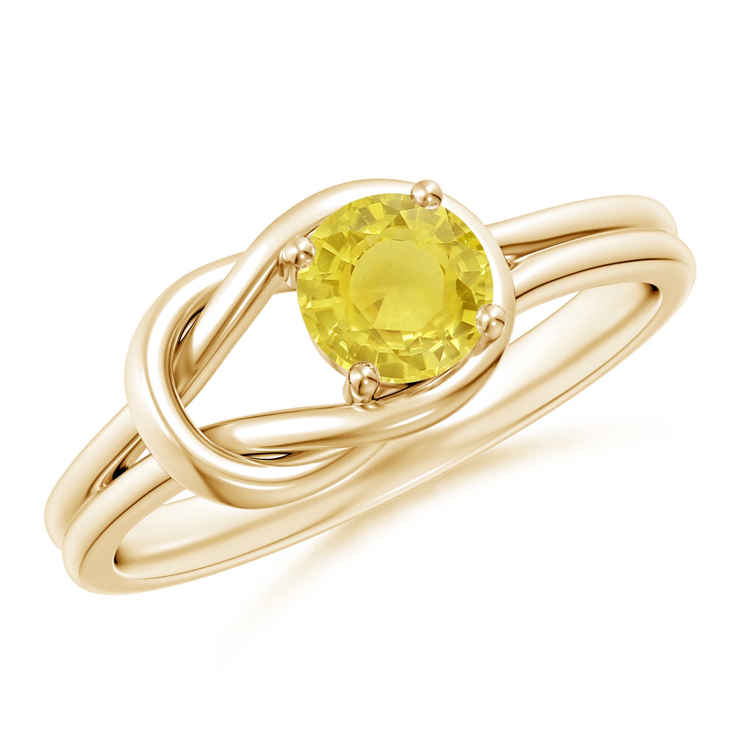 A - Yellow Sapphire / 0.53 CT / 14 KT Yellow Gold