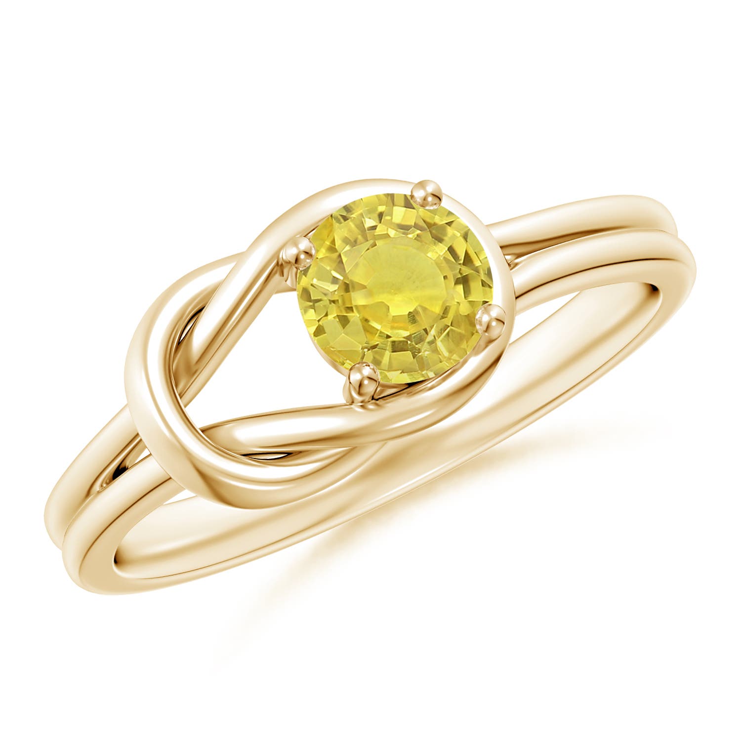 AA - Yellow Sapphire / 0.53 CT / 14 KT Yellow Gold