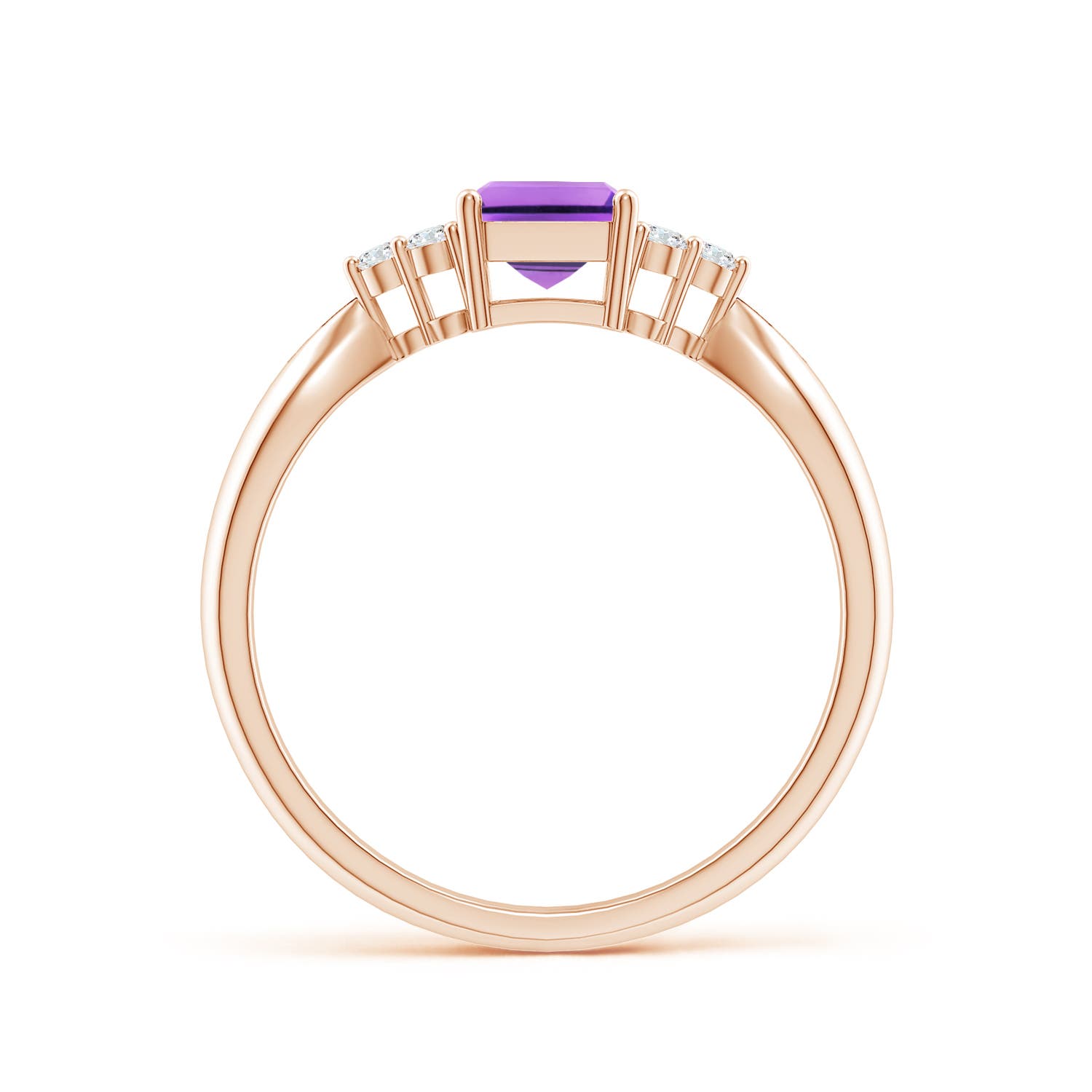 AA - Amethyst / 1.07 CT / 14 KT Rose Gold