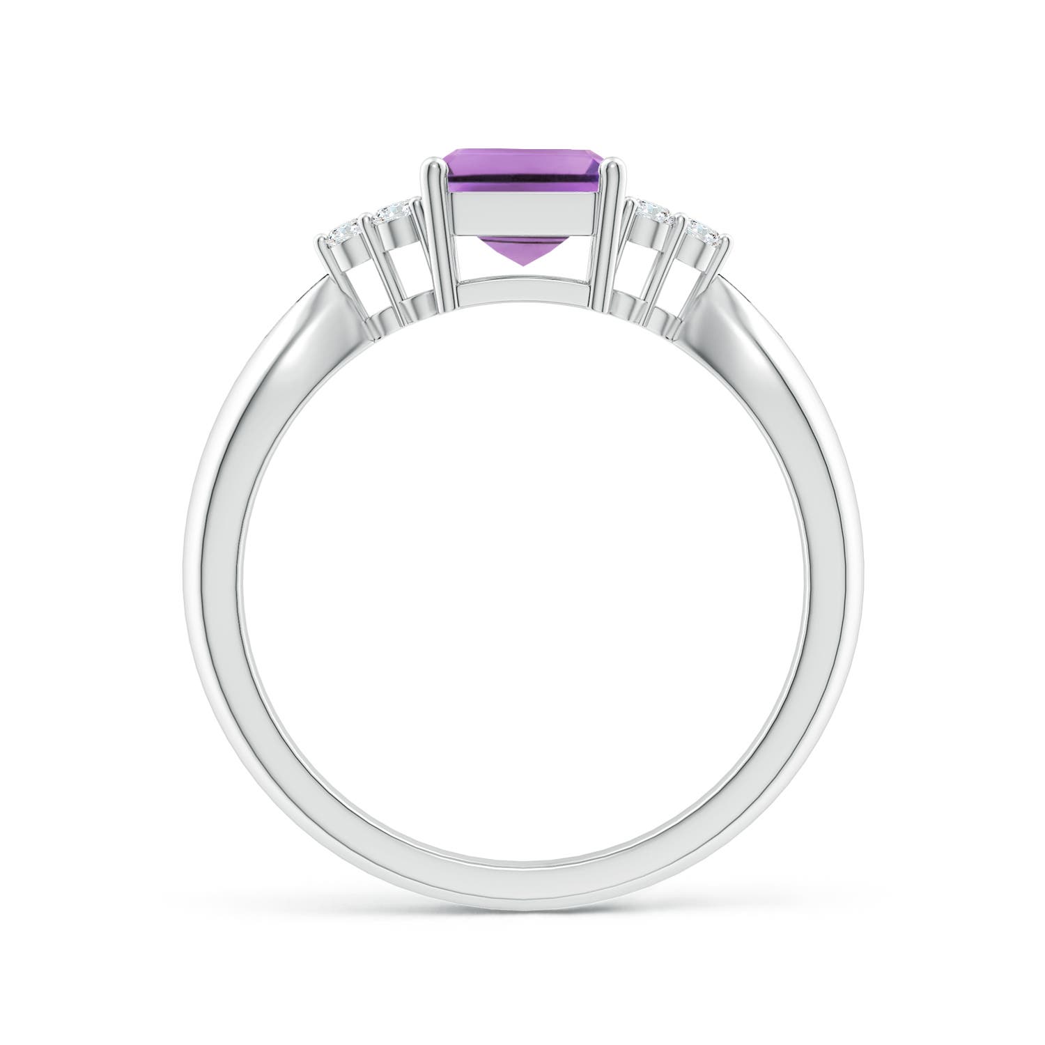 A - Amethyst / 1.67 CT / 14 KT White Gold