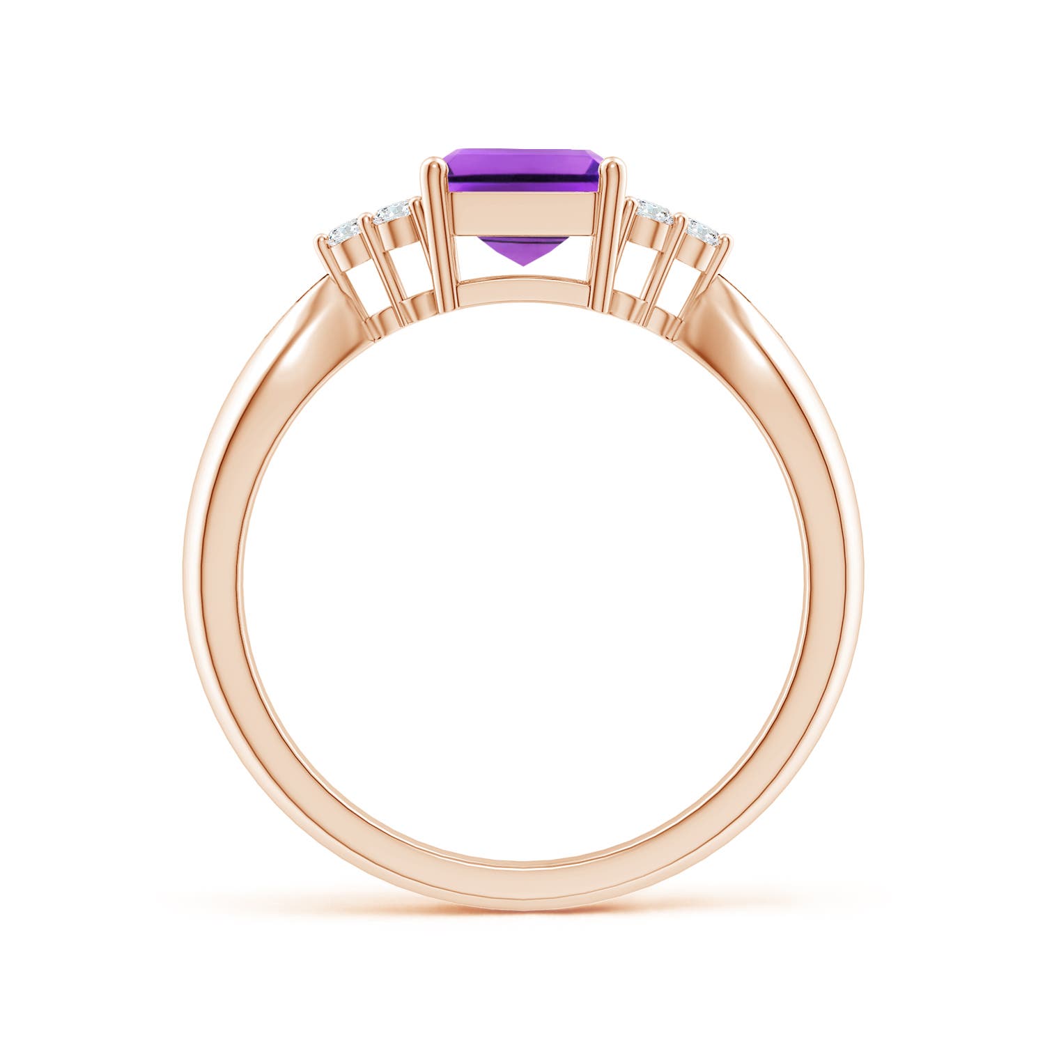 AAA - Amethyst / 1.67 CT / 14 KT Rose Gold