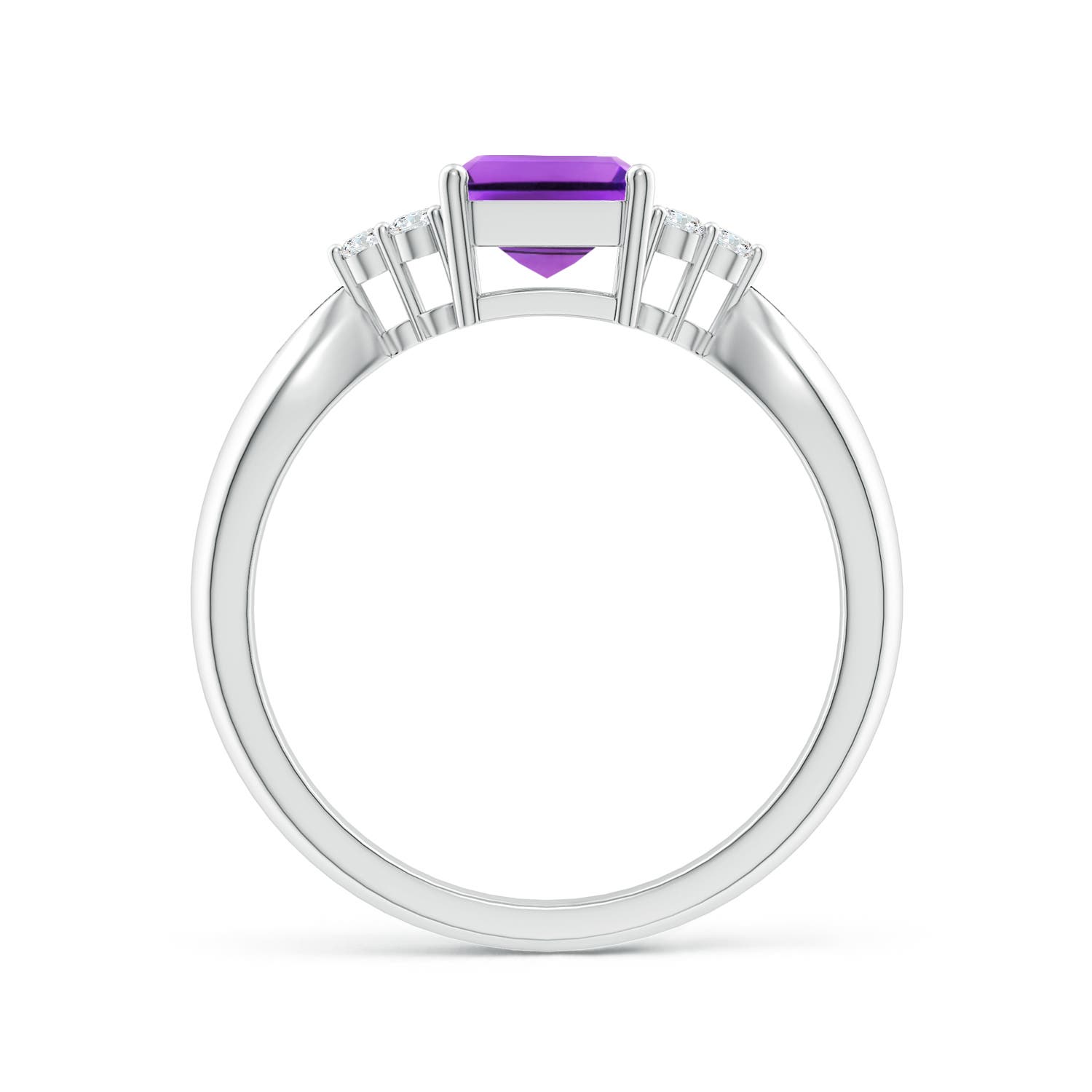 AAA - Amethyst / 1.67 CT / 14 KT White Gold