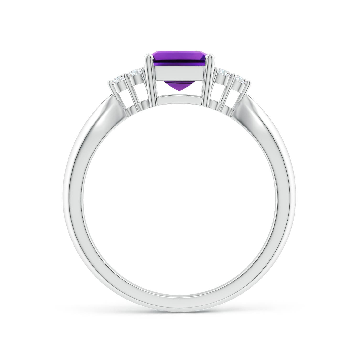 AAAA - Amethyst / 1.67 CT / 14 KT White Gold