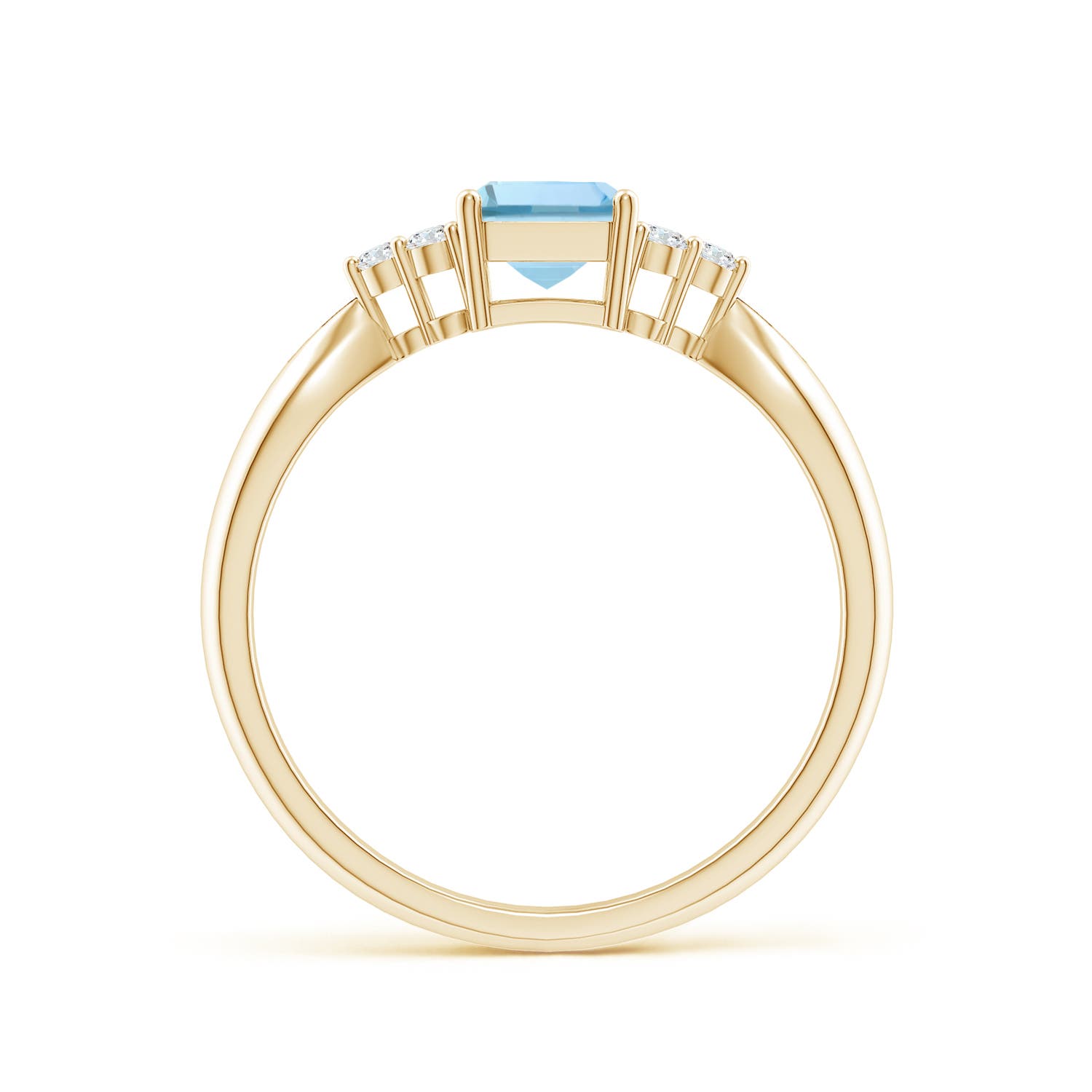 AAA - Aquamarine / 0.97 CT / 14 KT Yellow Gold