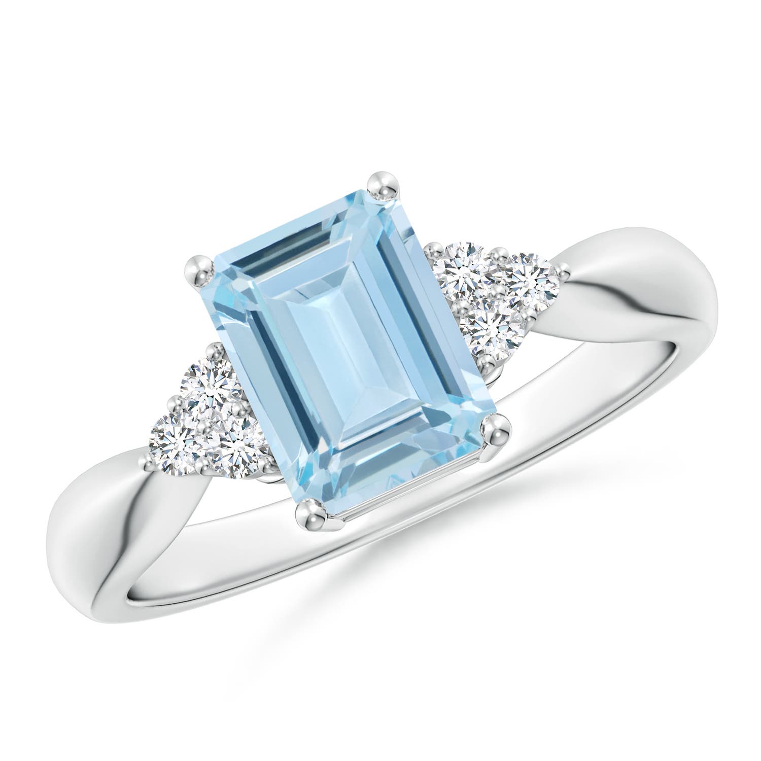 AA - Aquamarine / 1.52 CT / 14 KT White Gold