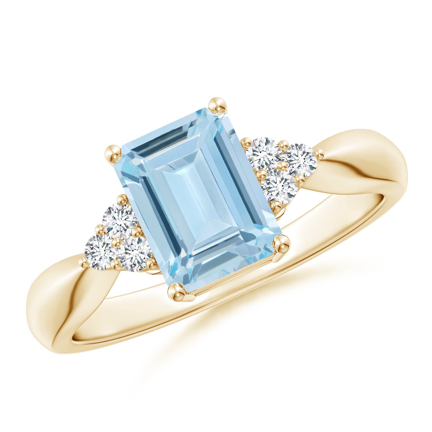 AA - Aquamarine / 1.52 CT / 14 KT Yellow Gold