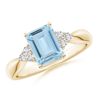 Emerald Cut AA Aquamarine