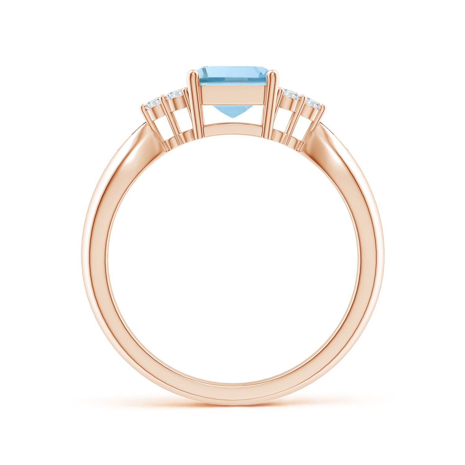 AAA - Aquamarine / 1.52 CT / 14 KT Rose Gold