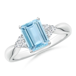 Emerald Cut AAA Aquamarine