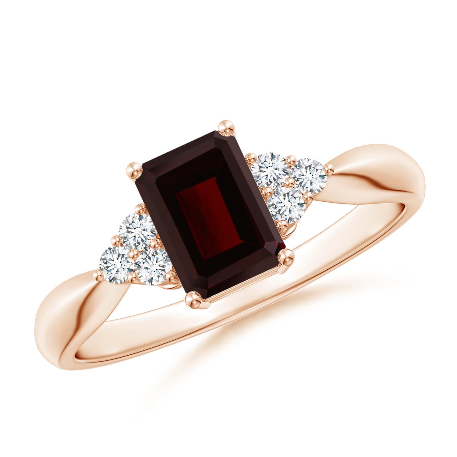 A - Garnet / 1.37 CT / 14 KT Rose Gold