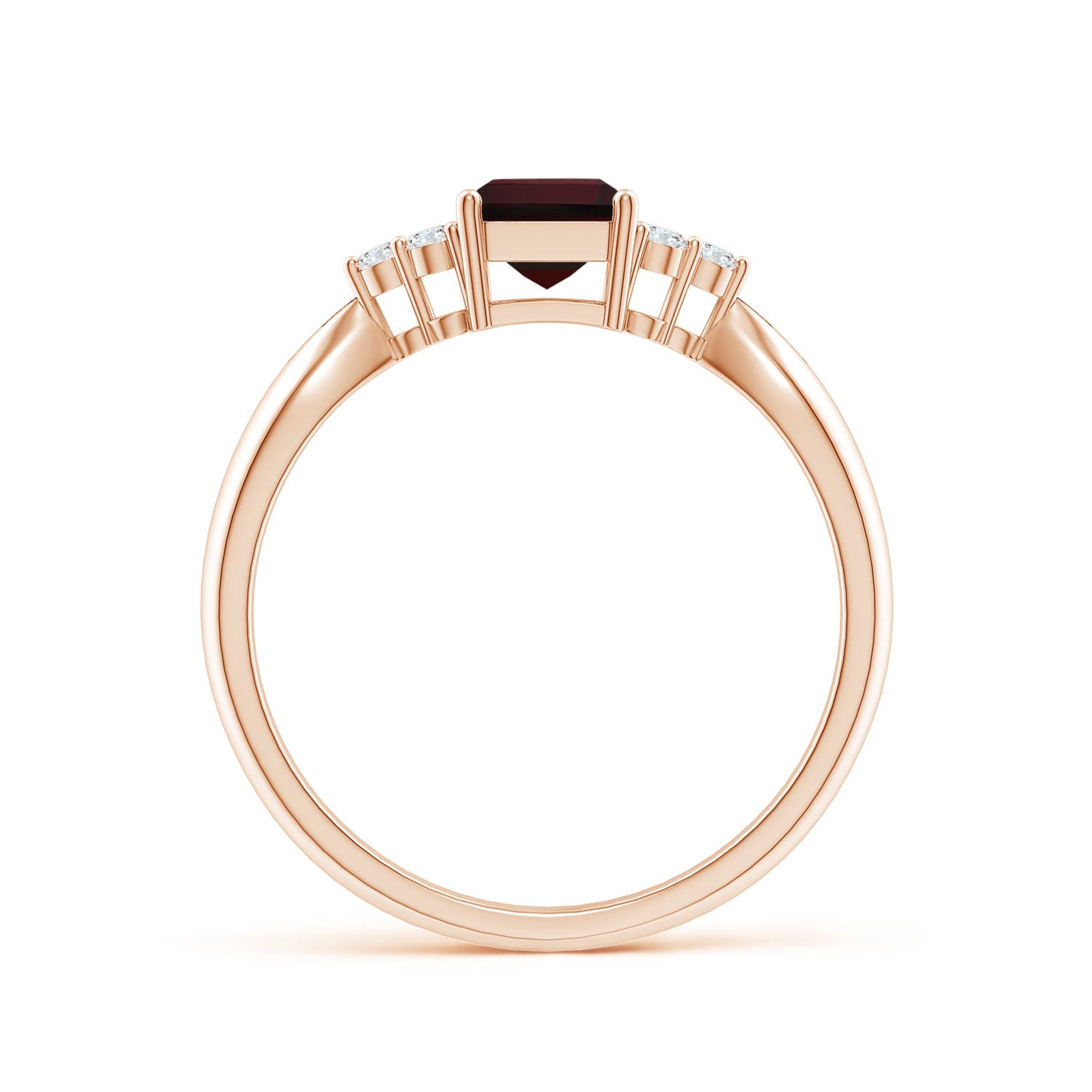 A - Garnet / 1.37 CT / 14 KT Rose Gold