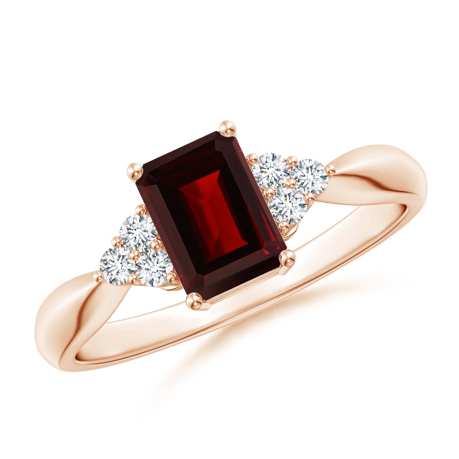 AA - Garnet / 1.37 CT / 14 KT Rose Gold