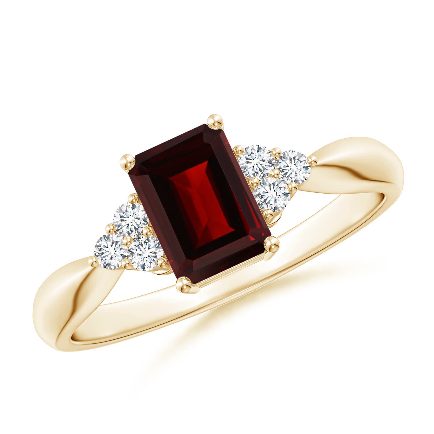 AA - Garnet / 1.37 CT / 14 KT Yellow Gold