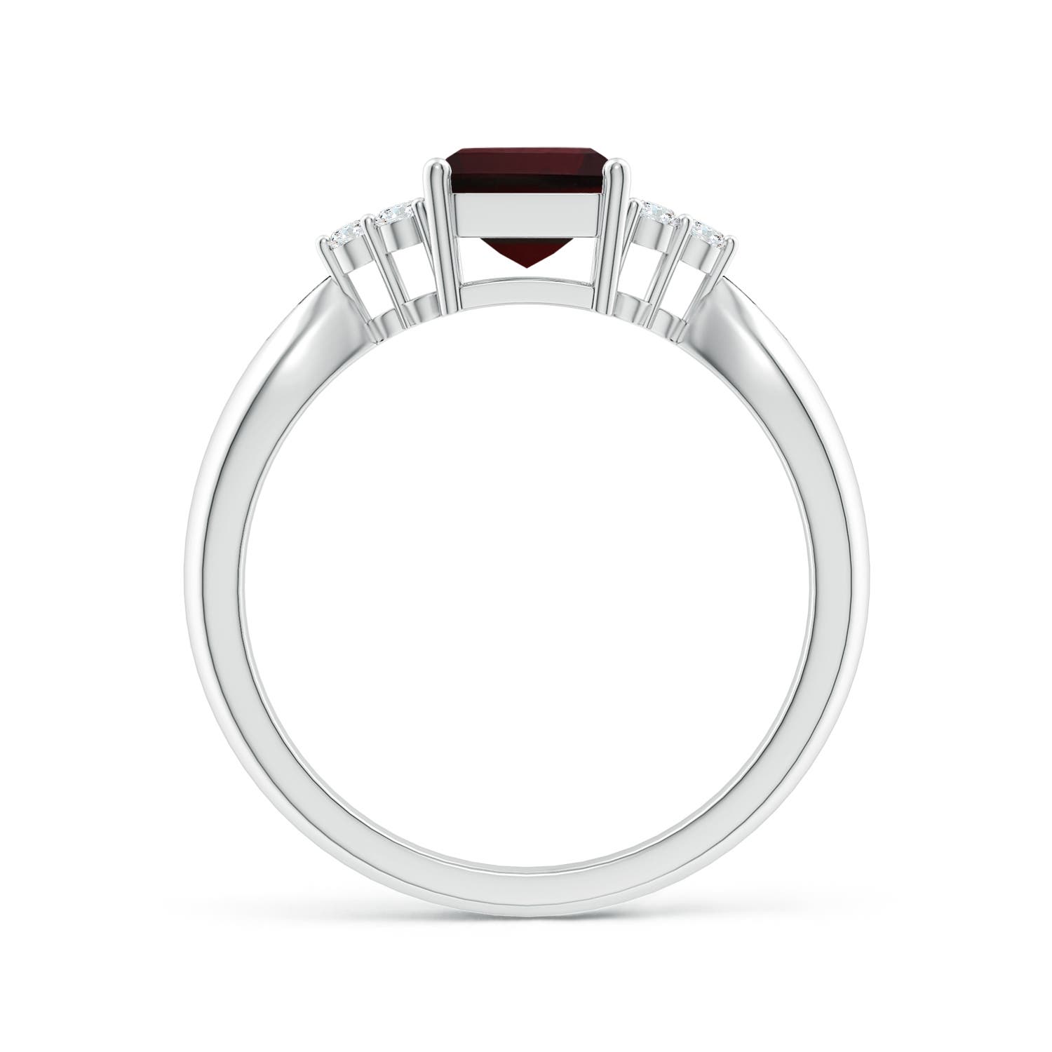 A - Garnet / 1.97 CT / 14 KT White Gold