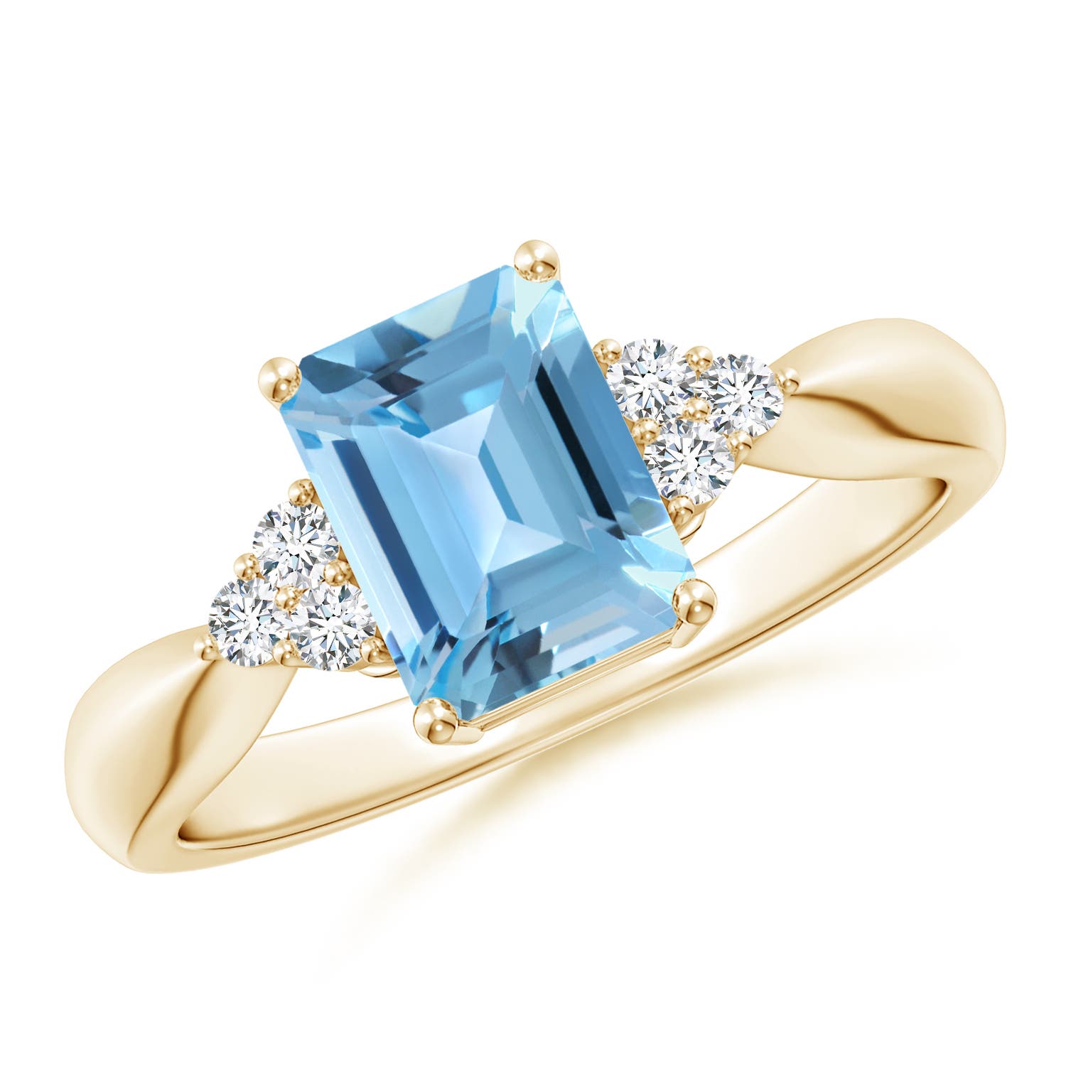 A - Swiss Blue Topaz / 2.12 CT / 14 KT Yellow Gold