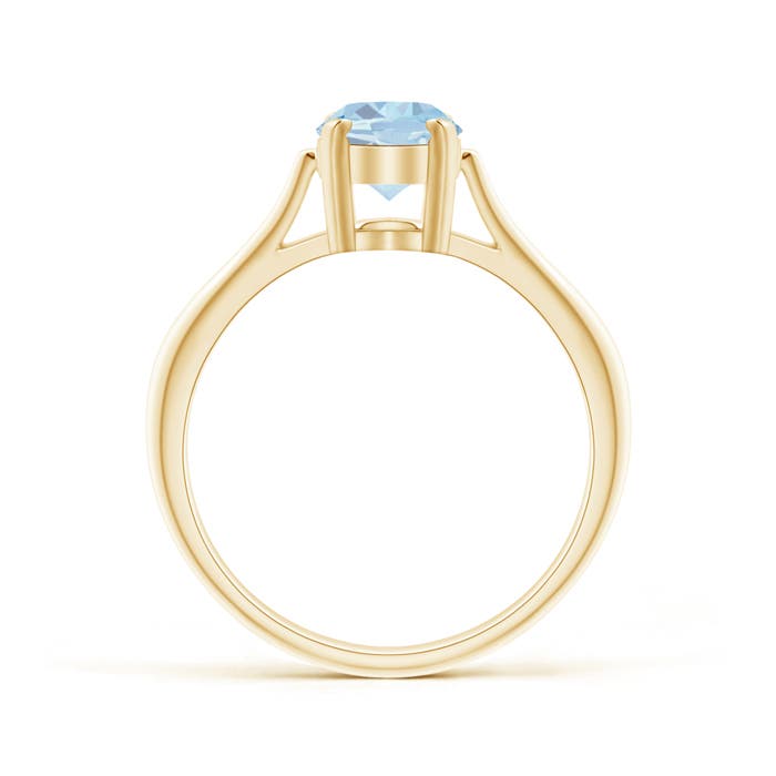 A - Aquamarine / 1 CT / 14 KT Yellow Gold