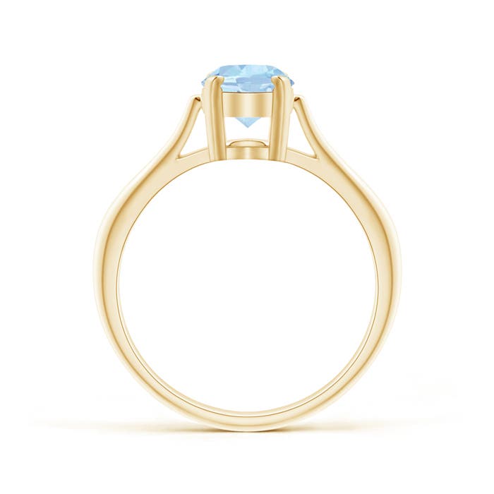 AA - Aquamarine / 1 CT / 14 KT Yellow Gold