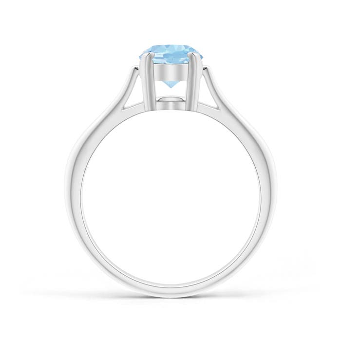 AAA - Aquamarine / 1 CT / 14 KT White Gold