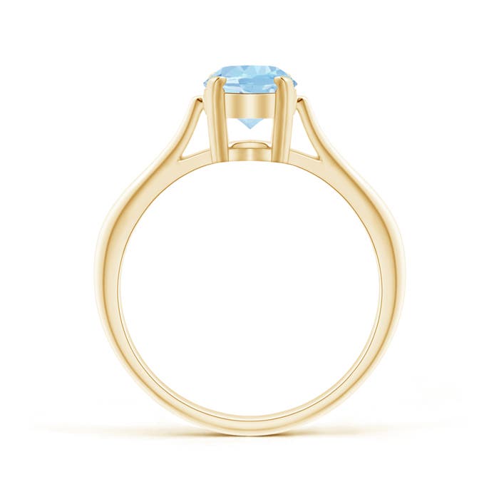 AAA - Aquamarine / 1 CT / 14 KT Yellow Gold