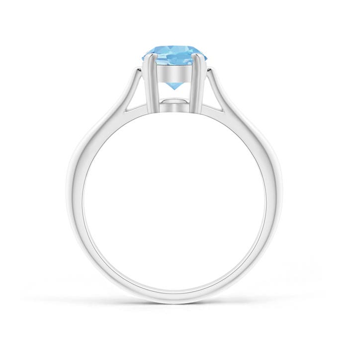 AAAA - Aquamarine / 1 CT / 14 KT White Gold