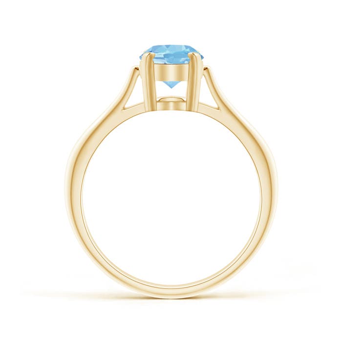 AAAA - Aquamarine / 1 CT / 14 KT Yellow Gold