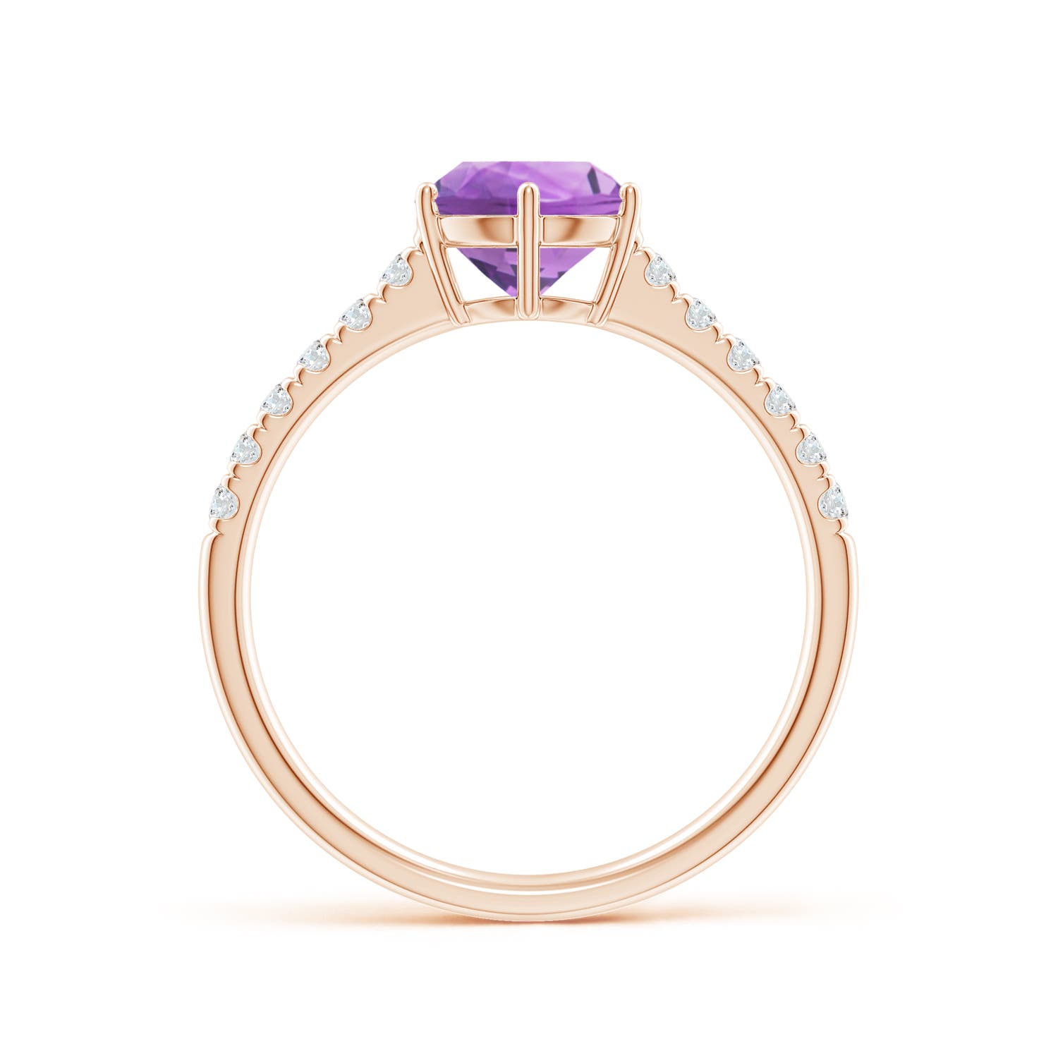 A - Amethyst / 1.4 CT / 14 KT Rose Gold