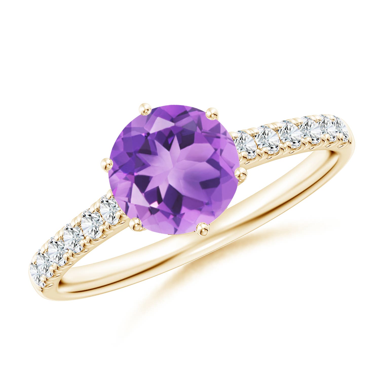 A - Amethyst / 1.4 CT / 14 KT Yellow Gold