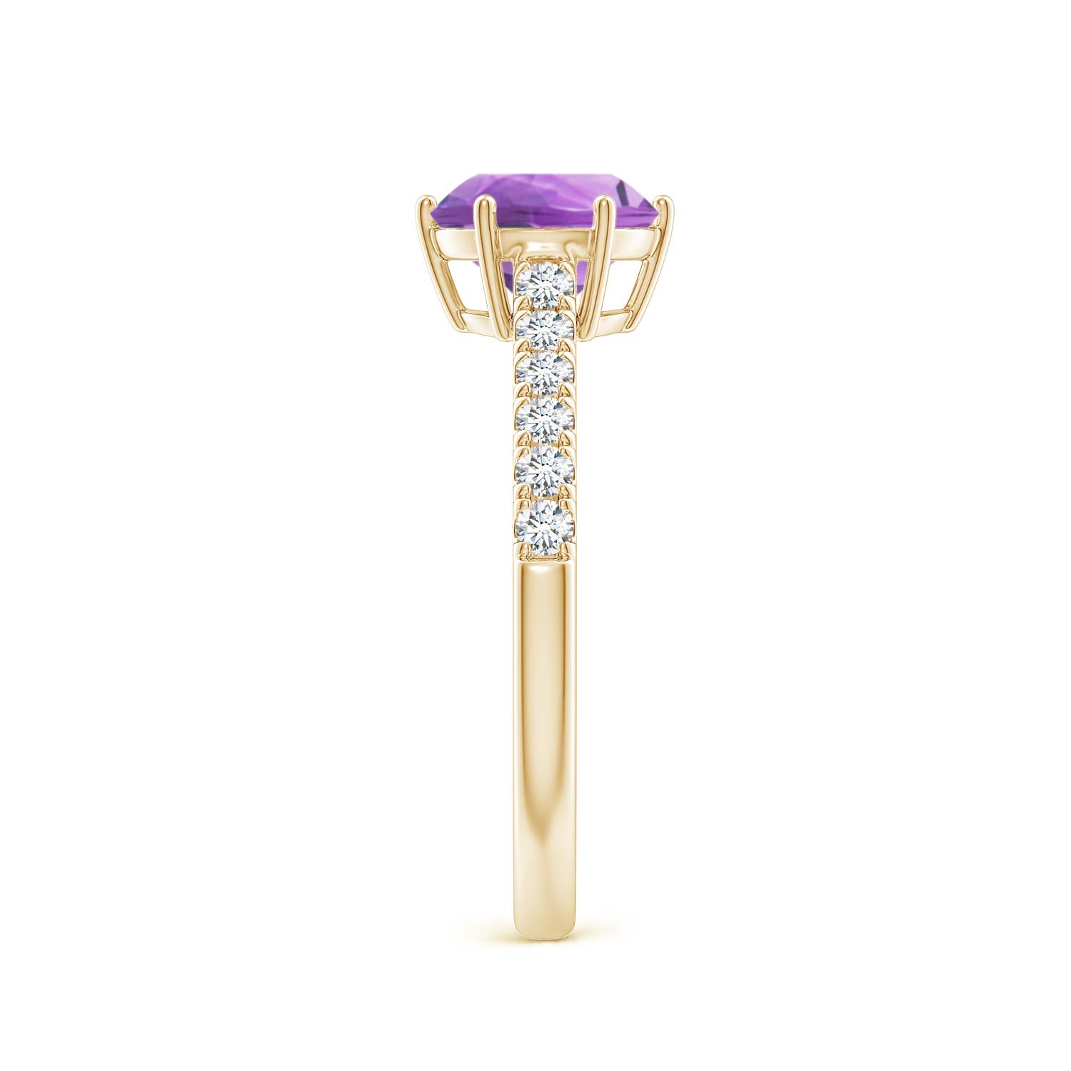 A - Amethyst / 1.4 CT / 14 KT Yellow Gold